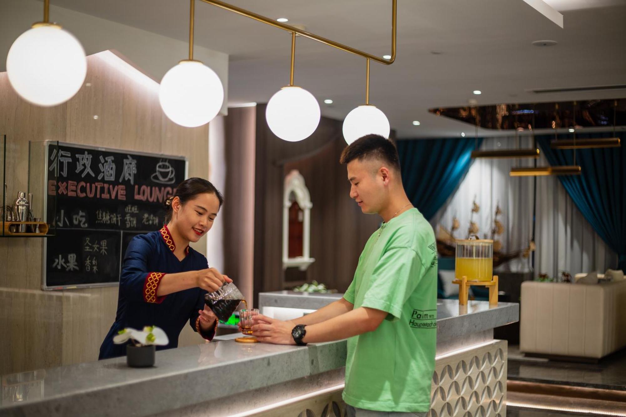 Guangzhou Wogo Yuanbao Hotel-Zhujiang New Town-Free Canton Fair Shuttle Bus & Overseas Buyer Registration Services Eksteriør billede